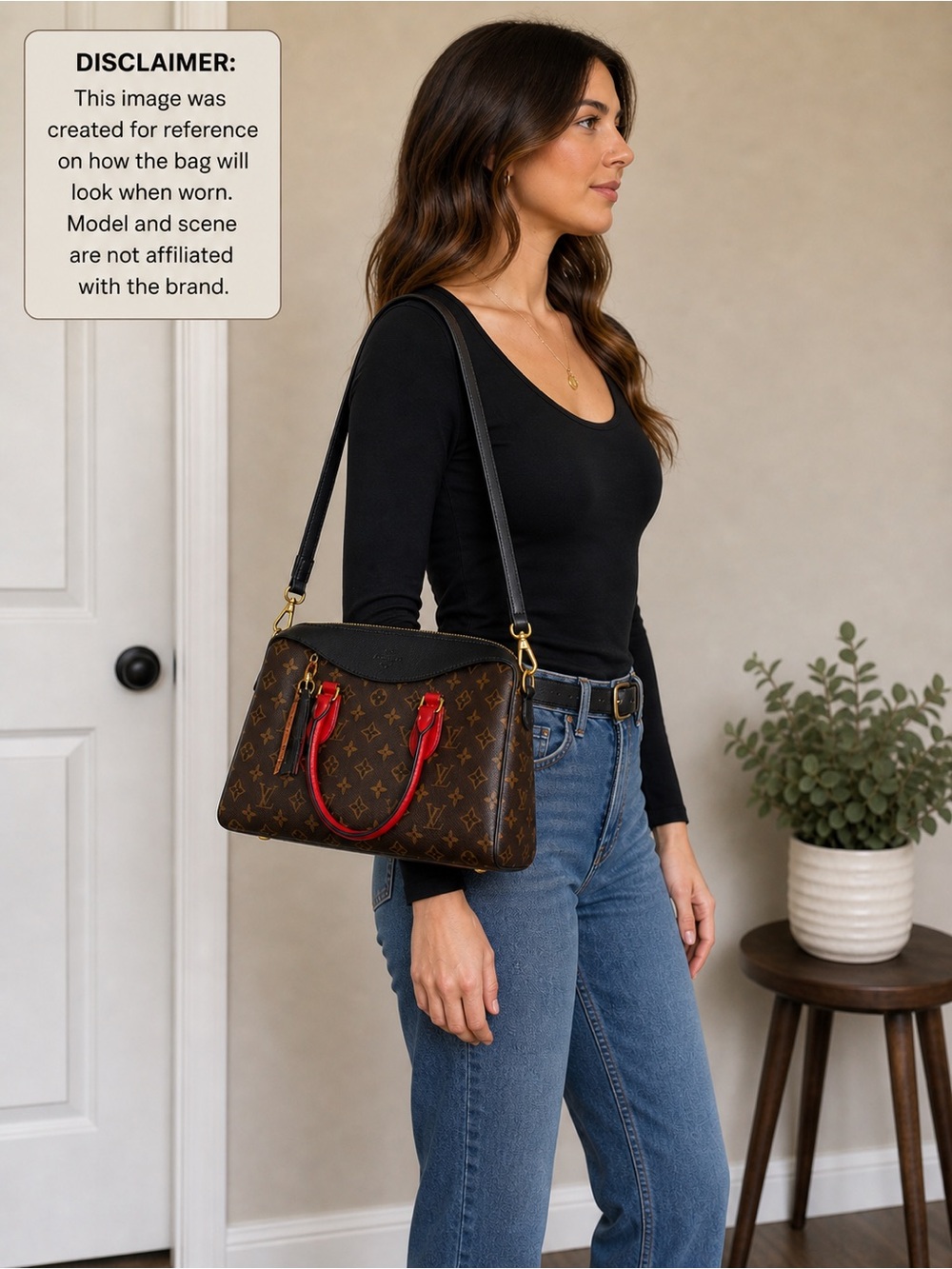 (Authentic) Louis Vuitton Monogram Tuileries Besace Shoulder Bag